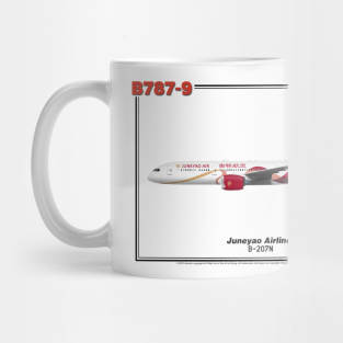 Boeing B787-9 - Juneyao Airlines (Art Print) Mug